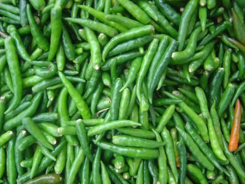 Peppers, Green Chili Peppers